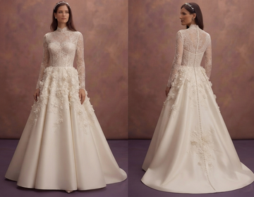Handmade Couture Bridal Gowns with Luxury Fabrics