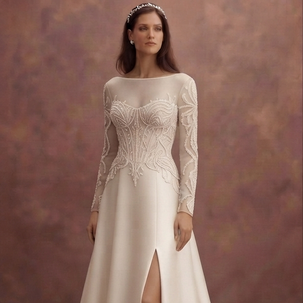 Handmade Couture Wedding Dresses with Artisan Details