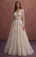 Handmade Lace Wedding Dresses with Artisan Details