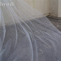 Long Scatter Rhinestones Wedding Veil Cathedral Length Crystal Bridal Veil