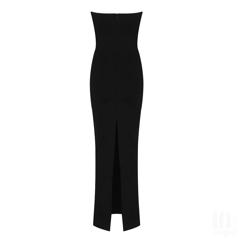 Celebrity Fashion Red Carpet Dress Off the Shoulder Sexy Bandage Bodycon Long Dress Women Elegant Evening Party Dress Vestido