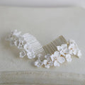 Bridal Jewelry Porcelain Flower Headband Head Pieces Gold Silver Color Vintage Hair Comb Hairpin Brides Wedding Accessories