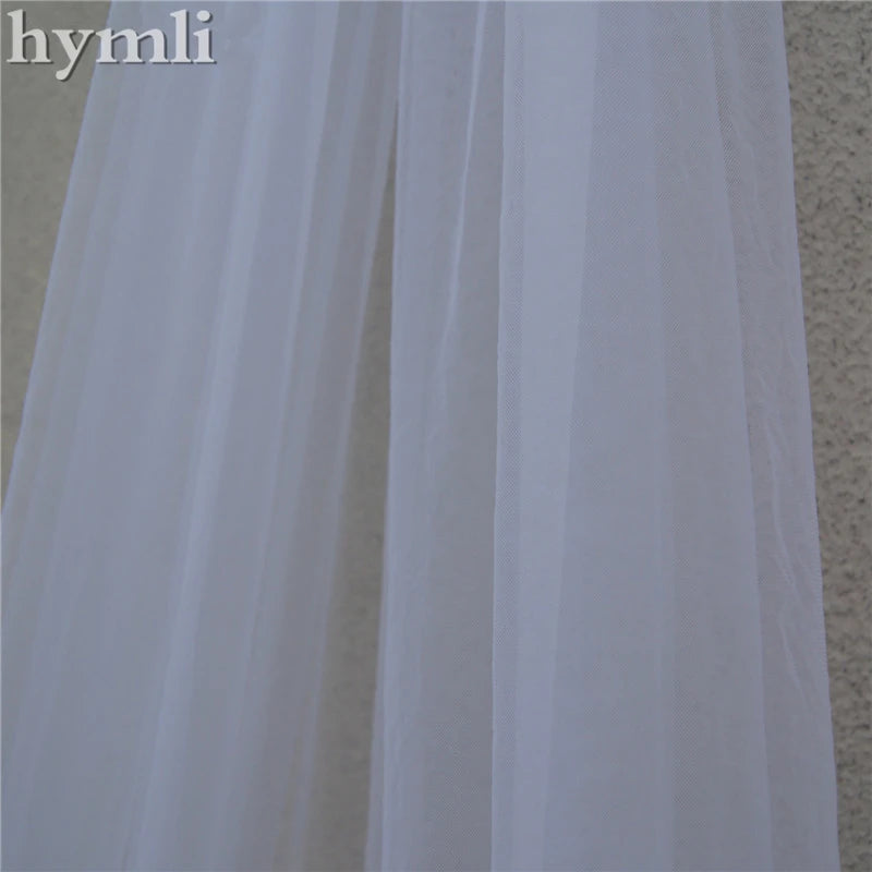 Cathedral Length Bridal Veil 1 Layer Long Lace Wedding Veil with Sequins for Brides