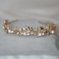 Vintage Headbands Hairbands Baroque Headpieces Headwear For Brides Pearl Zircon Crowns Bridal Jewelry Wedding Hair Accessories a