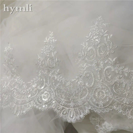 3M Sequin Lace Veil , Bridal Shoulder Veil ,Wedding Cloak Veil , Cathedral Bridal Cape in White ,Off-White , Ivory Veil