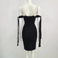 Women's Summer Style Ladies HL Bandage Dress Strap Fashion Sexy Bodycon Mini Dress Evening Party Dress Vestido