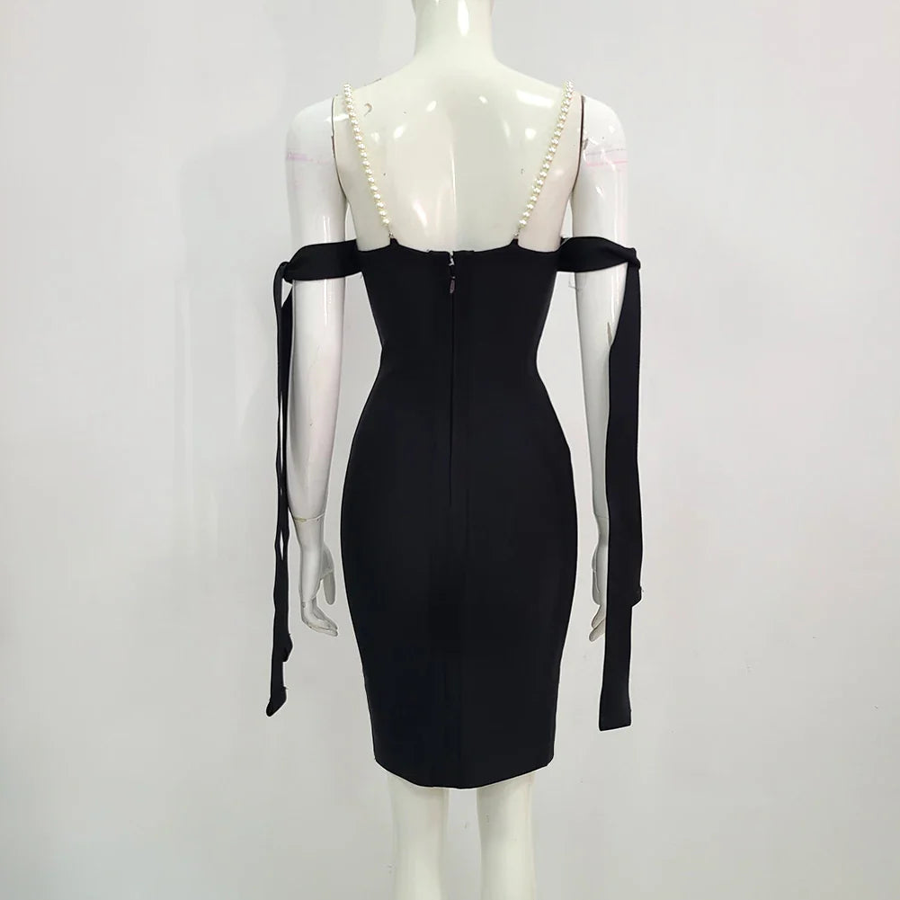 Women's Summer Style Ladies HL Bandage Dress Strap Fashion Sexy Bodycon Mini Dress Evening Party Dress Vestido