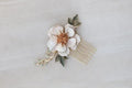 Gold Color Headpieces Flower Leaf Hair Combs Pins Clips Bridesmaids Brides Hairpins For Women Wedding Accessories Bridal Jewelry c