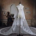 White , Ivory Veil Two-layer Lace Bridal Veil Cathedral Wedding Veil In White ,Off White, Ivory Bridal Accessories White