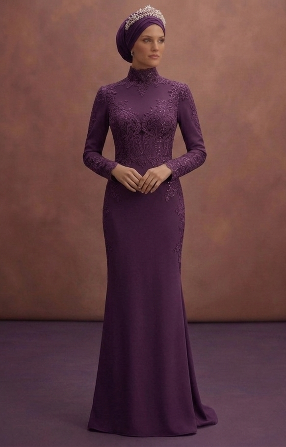 High Neck Muslim Prom Dresses – Fully Covered Styles