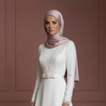 Hijab Bridal Wedding Dress Modern Modest Fashion Style Muslim