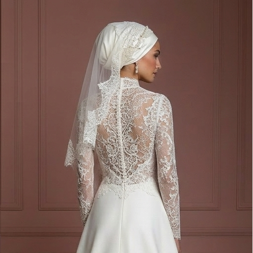 Hijab Bridal Gown Sale Modest Wedding Dress Style Muslim