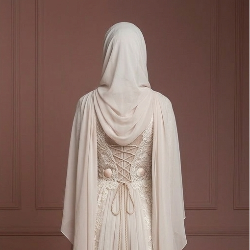 Hijab Wedding Dress For Destination Wedding Bridal Muslim