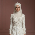 Hijab Wedding Dress For Modern Islamic Bride Muslim
