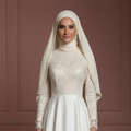 Hijab Wedding Dress For Reception Modest Bridal Muslim