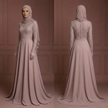 Hijab Wedding Dress Timeless Elegant Islamic Bridal Gown Muslim