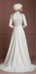 Hijab Wedding Dress With Timeless Bridal Style Muslim