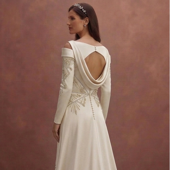 Hollywood Glam Wedding Dresses with Luxe Satin Finish