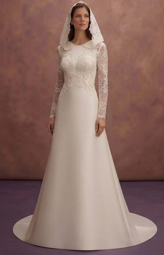 Hooded Wedding Dresses with Unique Elegance