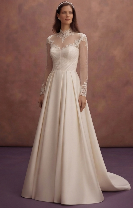 Italian Silk Wedding Dresses with Premium Craftsmanship