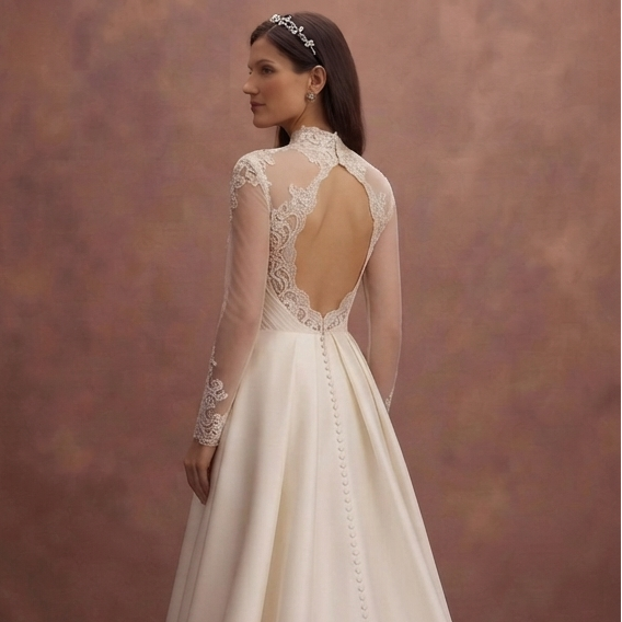 Italian Silk Wedding Dresses with Premium Craftsmanship