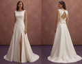 Ivory A-Line Wedding Dress with Modern Minimal Finish