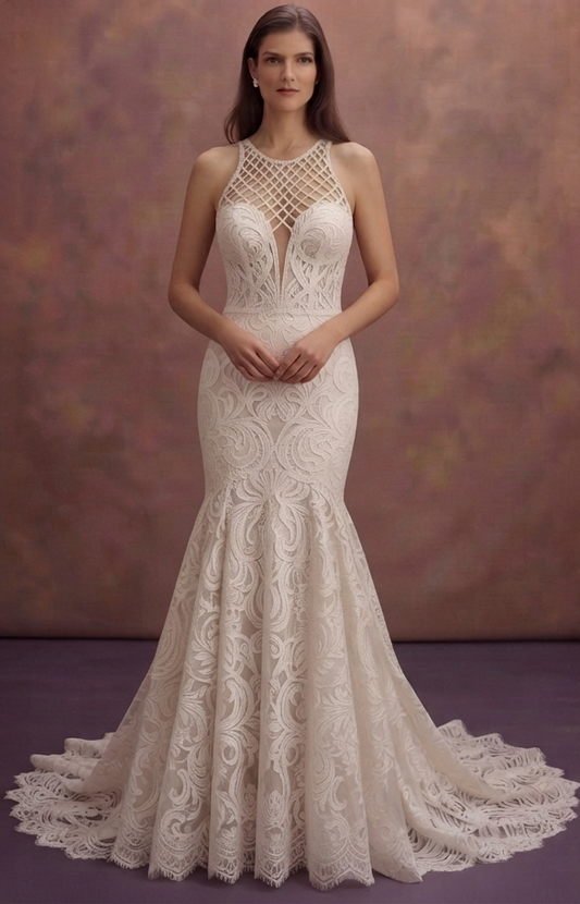 Ivory Lace Wedding Dresses with Timeless Appeal
