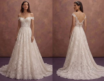 Ivory Lace Wedding Dresses with Timeless Romance