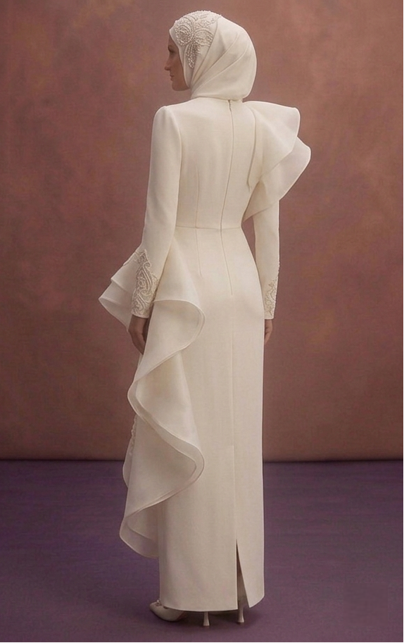 Ivory Modest Evening Dresses for Prom – Muslim-Friendly Styles