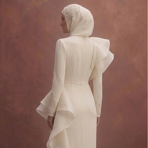Ivory Modest Evening Dresses for Prom – Muslim-Friendly Styles