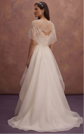 Ivory Organza Wedding Dresses with Classic Elegance