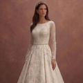 Jacquard Wedding Dresses with Rich Texture