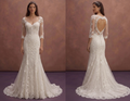 Lace Fit and Flare Wedding Dresses with Romantic Appeal