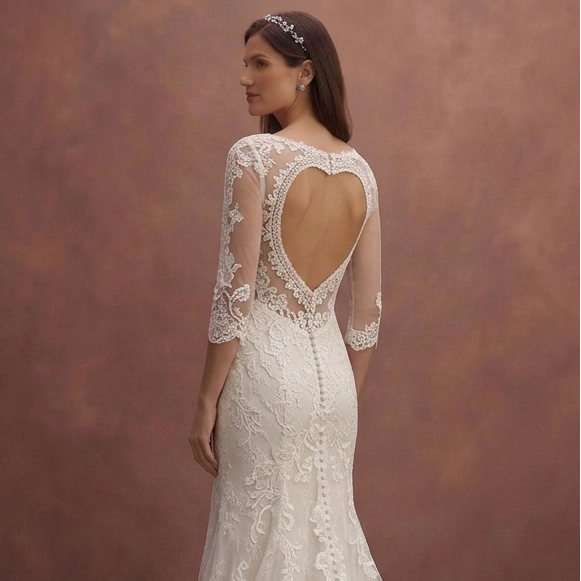 Lace Fit and Flare Wedding Dresses with Romantic Appeal