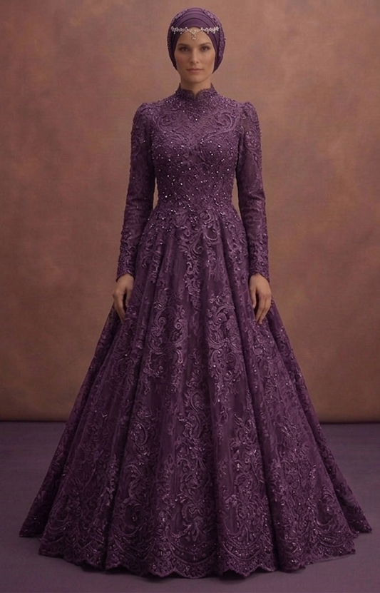 Lace Muslim Prom Dresses – Romantic Modest Designs