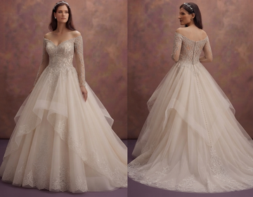 Layered Tulle Bridal Dresses with Princess Appeal