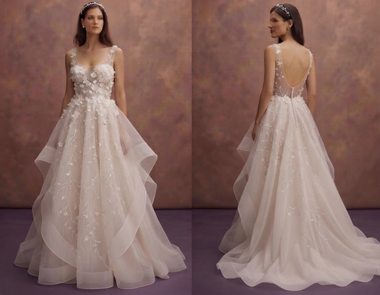 Lightweight Organza Wedding Dresses for Summer Brides