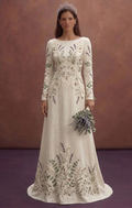 Linen Wedding Dresses for Casual Outdoor Weddings
