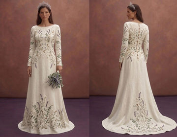 Linen Wedding Dresses for Casual Outdoor Weddings