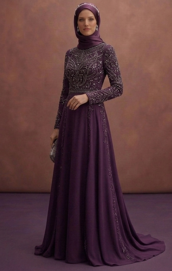 Long Sleeve Maxi Muslim Prom Dresses – Classic Modesty