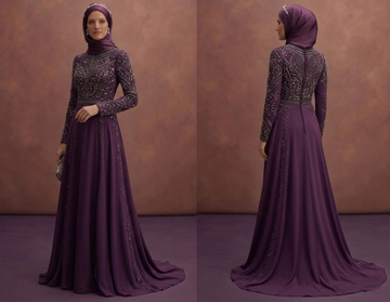 Long Sleeve Maxi Muslim Prom Dresses – Classic Modesty