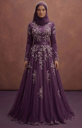 Long Sleeve Muslim Prom Dresses for a Graceful Look