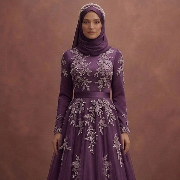 Long Sleeve Muslim Prom Dresses for a Graceful Look