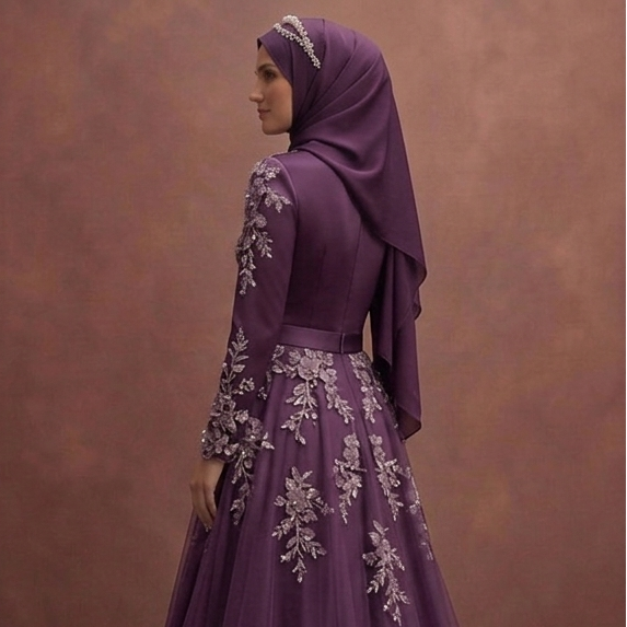 Long Sleeve Muslim Prom Dresses for a Graceful Look
