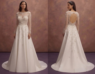 Luxury Bridal Dresses with Handcrafted Floral Beading