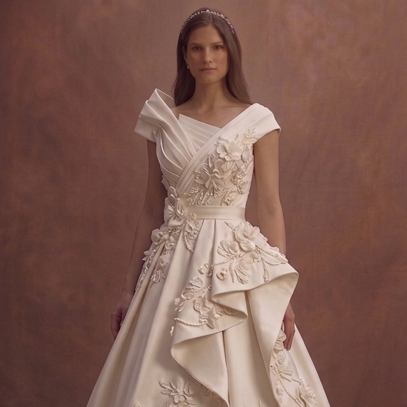 Luxury Bridal Gowns with Premium Silk Fabrics
