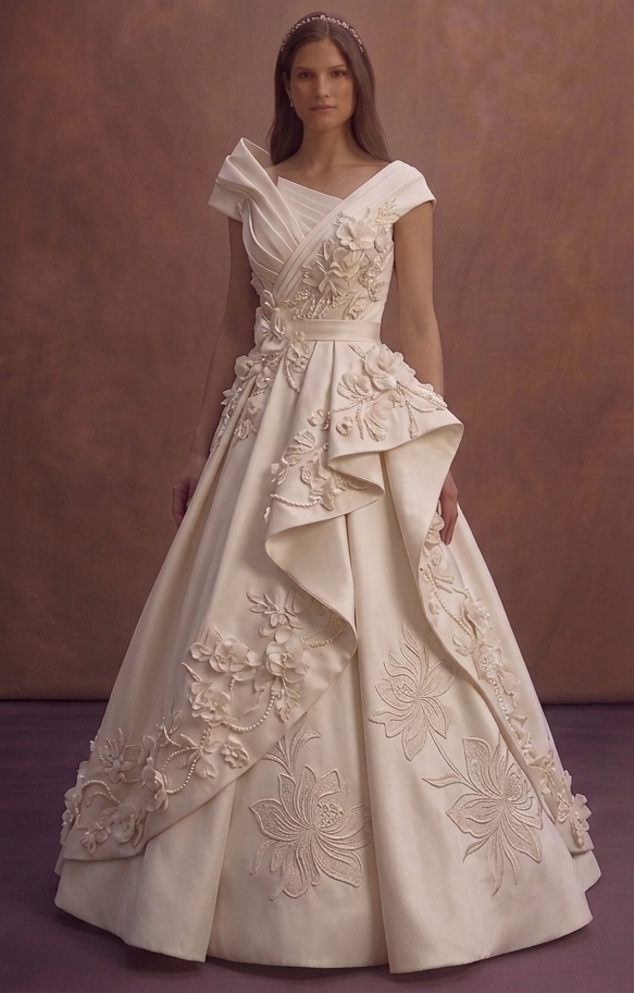 Luxury Bridal Gowns with Premium Silk Fabrics