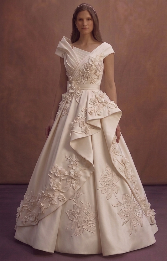 Luxury Bridal Gowns with Premium Silk Fabrics