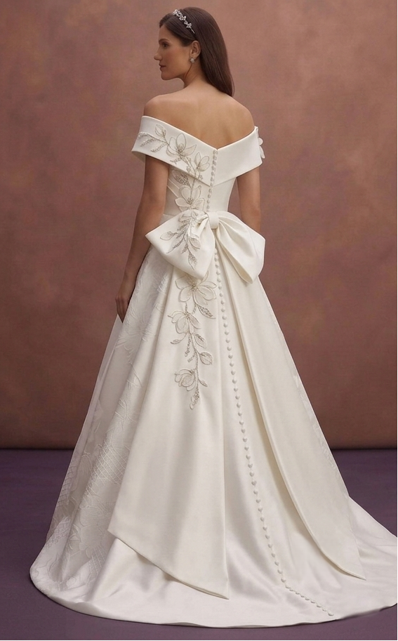 Luxury Mikado Wedding Dresses for Classic Brides