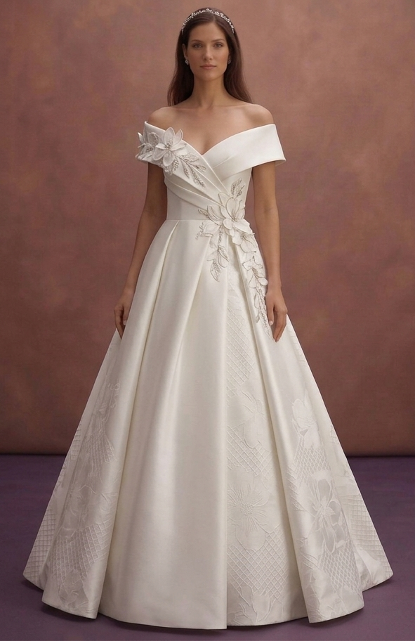 Luxury Mikado Wedding Dresses for Classic Brides